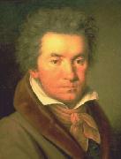 unknow artist Portrait de Ludwig van Beethoven en 1815 Spain oil painting artist